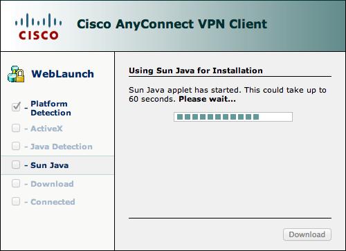 NAME: How to Access CTC via VPN with Mac OS 10.7x PAGE: 3 of 16 Figure 3 4. (Note: If you have downloaded Sun Java previously, steps 4 6 do not apply to you.