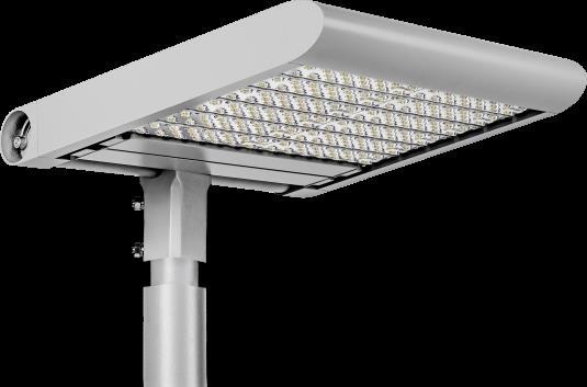 LED AREA LIGHT AURORA Series High lumen output and high mounting height solution. Slim & low profile design that minimizes wind load.