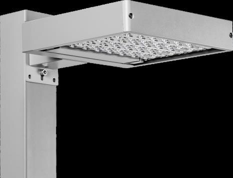 LED AREA LIGHT GAMA-T Series Shoe box appearance with advanced LED system. Modular design allows for easy installation, replacement and maintenance.