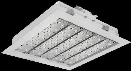 LED CANOPY LIGHT ENYA Series Die cast aluminum housing. Modular design allows for easy installation, replacement and maintenance.