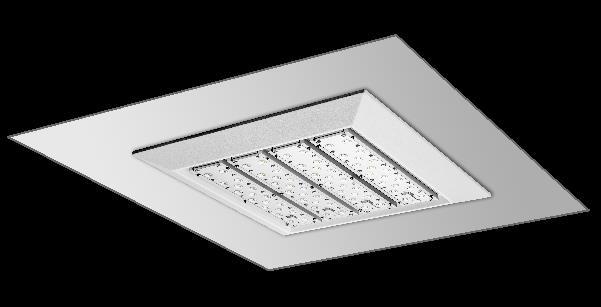 LED CANOPY LIGHT SHINE Series Ideal solution for gas station lighting application.