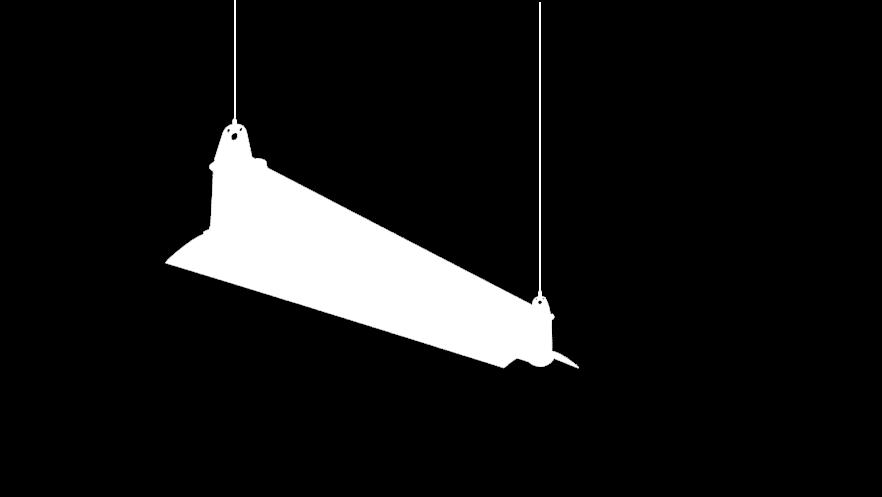 LED LINEAR LIGHT BRIGHT-A Series Rugged extruded aluminum housing.