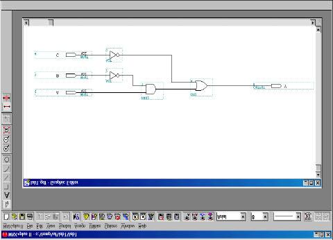 Page 3/8 MaxPlus II Tutorial with Basic Graphical Gate Entry and Simulation C. Adding/Deleting Wires & Moving Components 1.