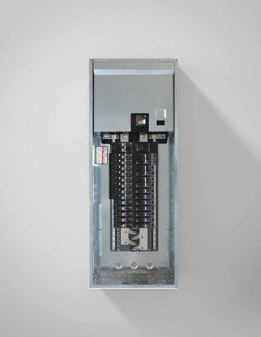 SENTRICITY TM LOADCENTRES AND CIRCUIT BREAKERS - CANADIAN CATALOGUE 7 Loadcentres and Circuit Breakers advantages Keyhole mounting slot Cover hanging tabs IP20 finger-safe terminal and fail-safe