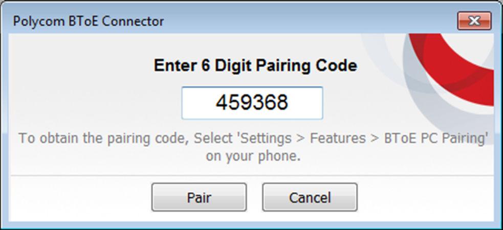 Phone Accessories and Computer Applications 6. Enter the six-digit pairing code shown on the phone into the notification on your computer, as shown, then click Pair.