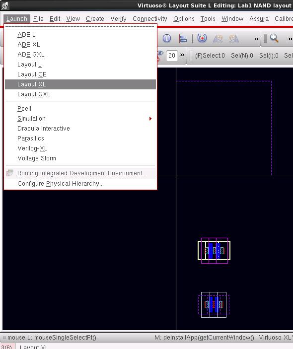Layout L and Layout XL Tools Design Synthesis