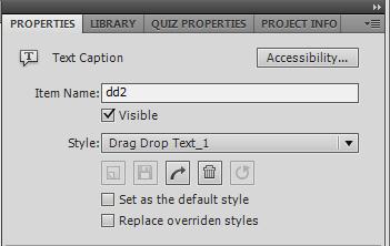drag to the Targe Objects section?