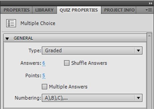 Tip: If you want more answer options than the template offers, you can change this to insert more "type the answer here" options.
