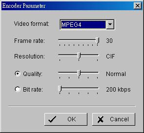 For IP cameras The Encode Video function will reduce frames or re-encode original streaming from IP cameras.