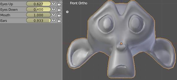 See the example below: Mesh deformation using Shape Key sliders (called vertex editing in older Blender) in the Dope Sheet Window can be a difficult process because it requires you to shape your mesh