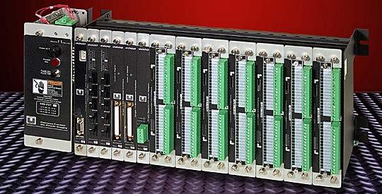 Rack-mounted PLCs This type of PLC exhibits more features than both the unitary and modular types.