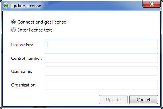 1.1.5. Updating the license Do the following: 1.
