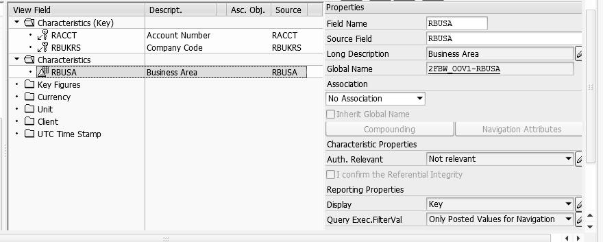 After selecting this option, whenever you double-click on a field under the View Field column, the Properties section opens for the selected field.