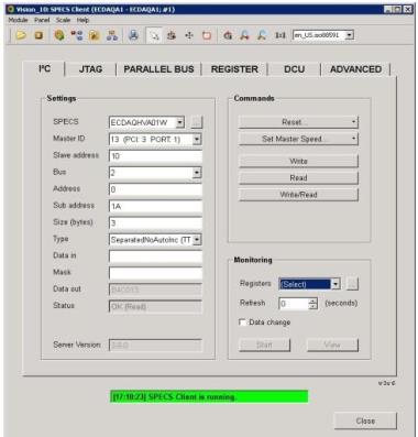 Access control User interface SMI++ FSM