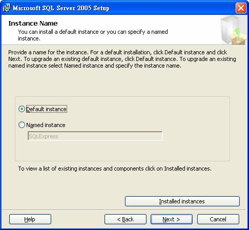 Section 3 Setup Microsoft SQL Server 2005 Express Edition with Advanced Services SP2 P.15 7.