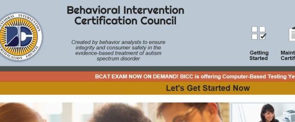 Step 1: Account Set Up and Login A Go to www.behavioralcertification.