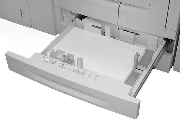Using basic features Xerox 4112/4127 EPS Loading Paper into Tray 3 1.
