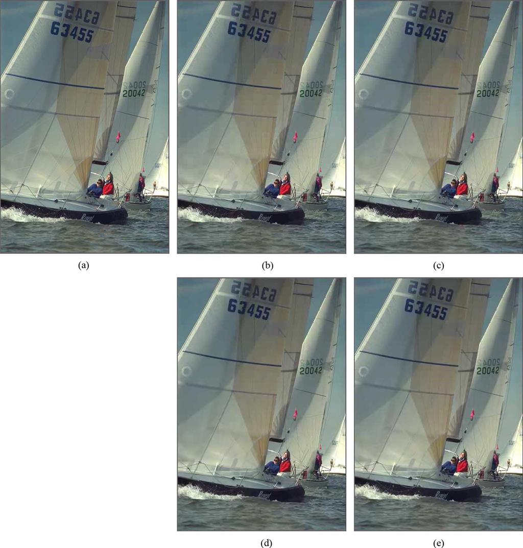 1752 IEEE TRANSACTIONS ON IMAGE PROCESSING, VOL. 19, NO. 7, JULY 2010 Fig. 12. Reconstruction of the 512 2 768 Sailboat image using the DA-PBT at around 0.
