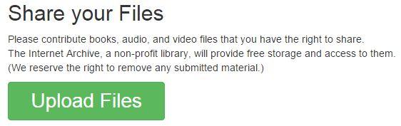 4. To select a file for upload, drag and drop it into the box, or click Choose files to upload
