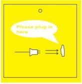 Insert this plug into the tap with the same Yellow Tag located at the top of Section A.