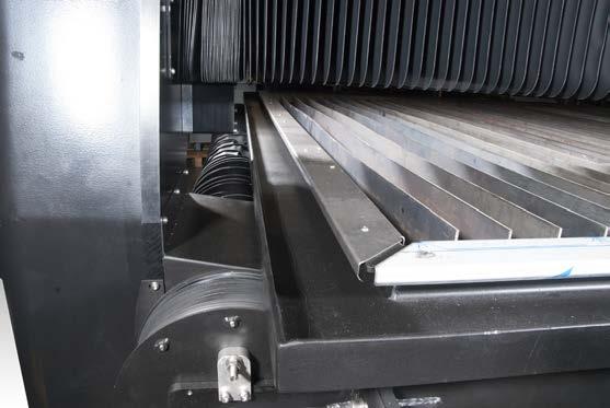 Integrated Machine Bellows Designed for easy cleaning Integrated 360-degree polyurethane bellows are standard on every