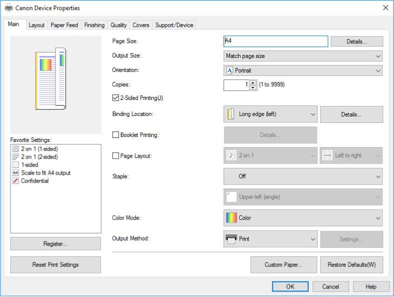 About This Driver About This Driver This driver enables you to display the print settings screen of drivers that support Windows Store apps and desktop apps, and use the print functions of Canon