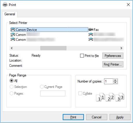 Printing 3 In the print settings screen of the driver, set