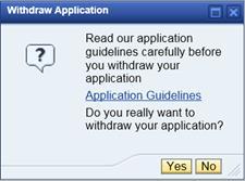 4 5 Steps to manage your Applications: 4 Select selection button next to the relevant job posting.