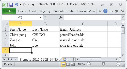 Therefore, to add entries to the lists, you add them by importing from CSV files. The method is described below.