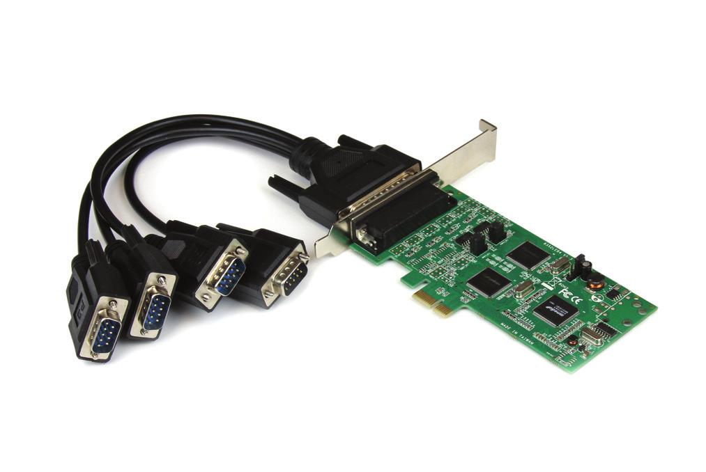 4 Port PCI Express PCIe Serial Combo Card - 2 x RS232 2 x RS422 / RS485 PEX4S232485 *actual product may vary from photos DE: Bedienungsanleitung - de.startech.com FR: Guide de l'utilisateur - fr.