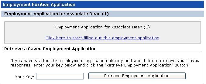 Application Process Once an applicant clicks Apply Now, they can fill out the online application or