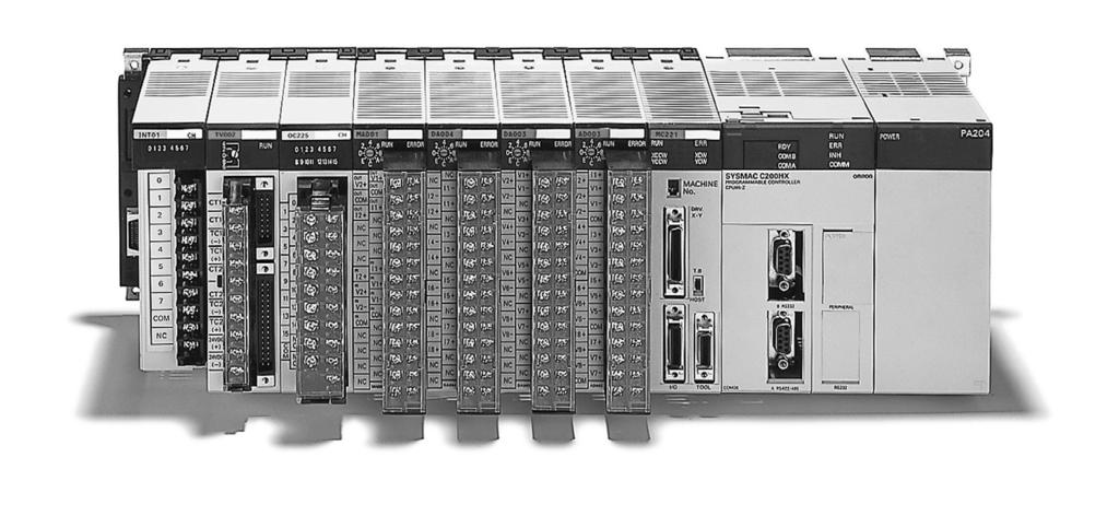C200H@-CPU@@-E C200H-series CPU units Programmable Controllers SYSMAC HX/HG/HE PLCs with Information Control Functions for More Intelligent Production Lines Simple serial connections for Higher