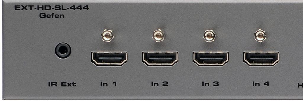 Operating the 4x4 Seamless Matrix for HDMI Using the IR Extender There may be situations where the IR sensor is blocked by