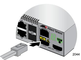 Stand-alone Switch Installation Guide for 8100L and 8100S Series Switches Setting the Stack ID Number After the switch has initialized its management software, examine the Stack ID LED on the front