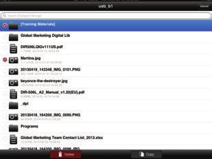Section 3 - Usage To delete files: Tap Edit at the top right.
