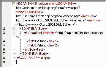 In the menu, choose SOAP -> Send request to server.