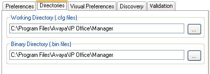Menu Bar Commands is received from the IP Office. The copy is given the IP Office system name followed by.cfg.