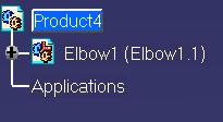 4. Enter a name for the part in the Symbol Name field and hit Enter. Click Apply or OK. The part will be created. In the illustration below it has been named Elbow1.