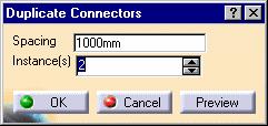 This will display the Manage Connectors dialog box. 2. Select the part. This will display all connectors on it and also display a list in the dialog box. 3.