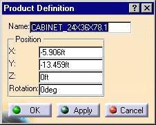 Rotate resource using the definition dialog box This task shows you how to rotate a catalog resource by entering into the definition dialog box the number of degrees that you want it to rotate on its