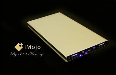 375 (in) imojo Gold Battery Charger IMOJO8000GD - Diamonds might be a girl s best friend, but every