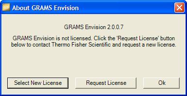 Welcome to GRAMS Envision Licensing Envision Envision is protected by the Macrovision FLEXnet security system.