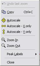 Trace Browser Pop-up Menu Clicking with the right mouse button in the Trace Browser pane displays a pop-up menu with the following options: Figure 2-27.