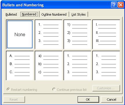 Formatting Texts and Pages 3. Select either Dropped or In Margin Under Position. 4. Type or select the font, in the Font box. 5. Type or select the number of lines, in the Lines To Drop box. 6.