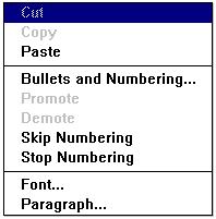 Office Automation and MS Office 3. Do one of the following To create Bullets in a list Numbers in a list Multilevel list Do this Select Bulleted tab Numbered tab Select Multilevel tab. 4.
