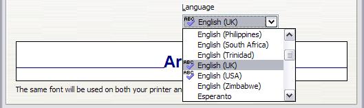 Working with paragraph styles Within the document, you can apply a separate language to any paragraph style. This setting has priority over the language of the whole document.