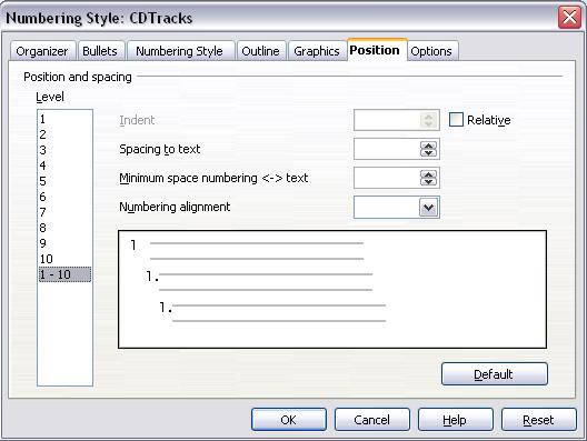 Working with list styles bullet, you can select the Link Graphics check box to create a link to the graphic object rather than embedding it in the document.