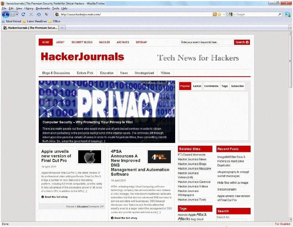 An Attacker creates a zuckerjournals.com website by copying and mirroring HACKERJOURNALS.COM site to spread the news that Hollywood actor Jason Jenkins died in a car accident.