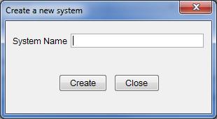 controller with the USB local access cable) and no permission key is required System Name First, create a new system by selecting the next to the System Name drop down box.