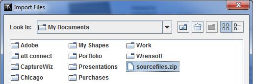 Next, if you have source files provided by your lighting panel manufacturer / representative, click browse to your sourcefiles.